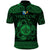 Personalized Monmouthshire Sir Fynwy Polo Shirt Green Fleur-de-lis Celtic-inspired - Wonder Print Shop