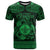 Personalized Monmouthshire Sir Fynwy T Shirt Green Fleur-de-lis Celtic-inspired - Wonder Print Shop