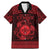 Personalized Monmouthshire Sir Fynwy Family Matching Mermaid Dress and Hawaiian Shirt Red Fleur-de-lis Celtic-inspired - Wonder Print Shop