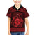 Personalized Monmouthshire Sir Fynwy Family Matching Mermaid Dress and Hawaiian Shirt Red Fleur-de-lis Celtic-inspired - Wonder Print Shop