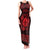 Personalized Monmouthshire Sir Fynwy Family Matching Tank Maxi Dress and Hawaiian Shirt Red Fleur-de-lis Celtic-inspired - Wonder Print Shop