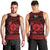 Personalized Monmouthshire Sir Fynwy Men Tank Top Red Fleur-de-lis Celtic-inspired - Wonder Print Shop