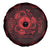 Personalized Monmouthshire Sir Fynwy Spare Tire Cover Red Fleur-de-lis Celtic-inspired - Wonder Print Shop