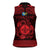 Personalized Monmouthshire Sir Fynwy Women Sleeveless Polo Shirt Red Fleur-de-lis Celtic-inspired - Wonder Print Shop