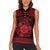 Personalized Monmouthshire Sir Fynwy Women Sleeveless Polo Shirt Red Fleur-de-lis Celtic-inspired - Wonder Print Shop
