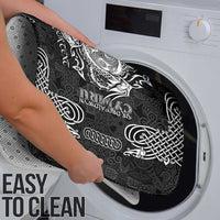 Personalized Montgomeryshire Sir Drefaldwyn Bathroom Set Black Water Triskele Celtic-inspired - Wonder Print Shop