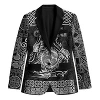Personalized Montgomeryshire Sir Drefaldwyn Blazer Black Water Triskele Celtic-inspired - Wonder Print Shop