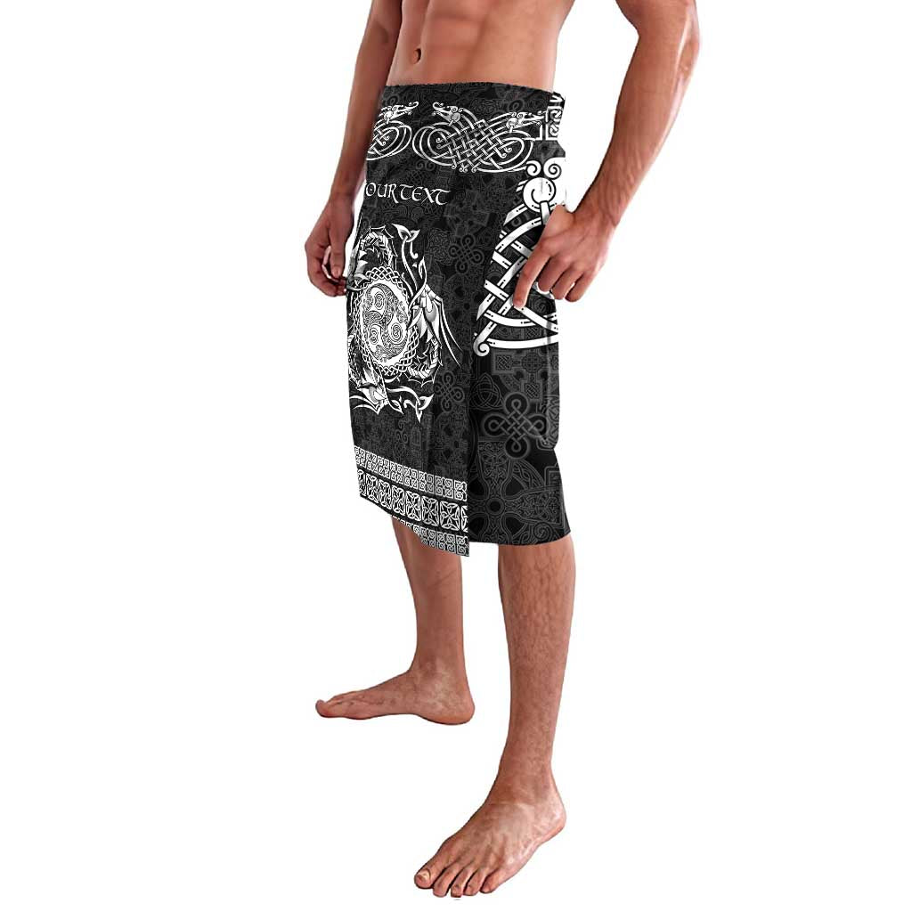 Personalized Montgomeryshire Sir Drefaldwyn Lavalava Black Water Triskele Celtic-inspired - Wonder Print Shop