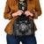 Personalized Montgomeryshire Sir Drefaldwyn Shoulder Handbag Black Water Triskele Celtic-inspired - Wonder Print Shop