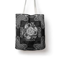 Personalized Montgomeryshire Sir Drefaldwyn Tote Bag Black Water Triskele Celtic-inspired - Wonder Print Shop
