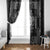 Personalized Montgomeryshire Sir Drefaldwyn Window Curtain Black Water Triskele Celtic-inspired - Wonder Print Shop