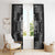 Personalized Montgomeryshire Sir Drefaldwyn Window Curtain Black Water Triskele Celtic-inspired - Wonder Print Shop