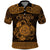 Personalized Montgomeryshire Sir Drefaldwyn Polo Shirt Gold Water Triskele Celtic-inspired - Wonder Print Shop