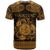 Personalized Montgomeryshire Sir Drefaldwyn T Shirt Gold Water Triskele Celtic-inspired - Wonder Print Shop