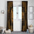 Personalized Montgomeryshire Sir Drefaldwyn Window Curtain Gold Water Triskele Celtic-inspired - Wonder Print Shop