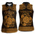 Personalized Montgomeryshire Sir Drefaldwyn Women Sleeveless Polo Shirt Gold Water Triskele Celtic-inspired - Wonder Print Shop