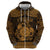 Personalized Montgomeryshire Sir Drefaldwyn Zip Hoodie Gold Water Triskele Celtic-inspired - Wonder Print Shop