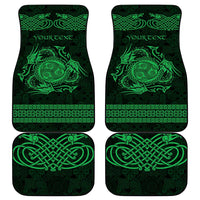 Personalized Montgomeryshire Sir Drefaldwyn Car Mats Green Water Triskele Celtic-inspired - Wonder Print Shop
