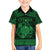 Personalized Montgomeryshire Sir Drefaldwyn Family Matching Long Sleeve Bodycon Dress and Hawaiian Shirt Green Water Triskele Celtic-inspired - Wonder Print Shop