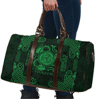 Personalized Montgomeryshire Sir Drefaldwyn Travel Bag Green Water Triskele Celtic-inspired - Wonder Print Shop