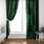 Personalized Montgomeryshire Sir Drefaldwyn Window Curtain Green Water Triskele Celtic-inspired - Wonder Print Shop