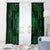 Personalized Montgomeryshire Sir Drefaldwyn Window Curtain Green Water Triskele Celtic-inspired - Wonder Print Shop