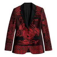 Personalized Montgomeryshire Sir Drefaldwyn Blazer Red Water Triskele Celtic-inspired - Wonder Print Shop
