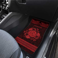 Personalized Montgomeryshire Sir Drefaldwyn Car Mats Red Water Triskele Celtic-inspired - Wonder Print Shop