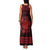Personalized Montgomeryshire Sir Drefaldwyn Family Matching Tank Maxi Dress and Hawaiian Shirt Red Water Triskele Celtic-inspired - Wonder Print Shop