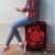 Personalized Montgomeryshire Sir Drefaldwyn Luggage Cover Red Water Triskele Celtic-inspired - Wonder Print Shop