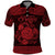 Personalized Montgomeryshire Sir Drefaldwyn Polo Shirt Red Water Triskele Celtic-inspired - Wonder Print Shop