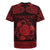 Personalized Montgomeryshire Sir Drefaldwyn Rugby Jersey Red Water Triskele Celtic-inspired - Wonder Print Shop