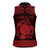 Personalized Montgomeryshire Sir Drefaldwyn Women Sleeveless Polo Shirt Red Water Triskele Celtic-inspired - Wonder Print Shop