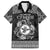Personalized Pembrokeshire Sir Benfro Family Matching Long Sleeve Bodycon Dress and Hawaiian Shirt Black Puffin Celtic-inspired - Wonder Print Shop