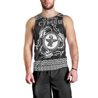 Personalized Pembrokeshire Sir Benfro Men Tank Top Black Puffin Celtic-inspired - Wonder Print Shop