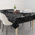 Personalized Pembrokeshire Sir Benfro Tablecloth Black Puffin Celtic-inspired - Wonder Print Shop
