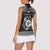 Personalized Pembrokeshire Sir Benfro Women Sleeveless Polo Shirt Black Puffin Celtic-inspired - Wonder Print Shop