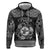 Personalized Pembrokeshire Sir Benfro Zip Hoodie Black Puffin Celtic-inspired - Wonder Print Shop