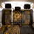 Personalized Pembrokeshire Sir Benfro Back Car Seat Cover Gold Puffin Celtic-inspired - Wonder Print Shop