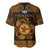 Personalized Pembrokeshire Sir Benfro Baseball Jersey Gold Puffin Celtic-inspired - Wonder Print Shop