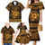 Personalized Pembrokeshire Sir Benfro Family Matching Mermaid Dress and Hawaiian Shirt Gold Puffin Celtic-inspired - Wonder Print Shop