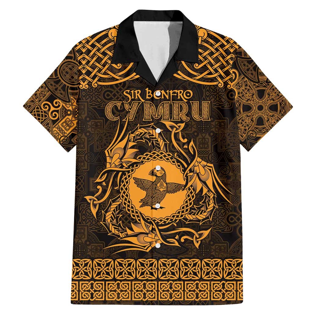 Personalized Pembrokeshire Sir Benfro Family Matching Mermaid Dress and Hawaiian Shirt Gold Puffin Celtic-inspired - Wonder Print Shop