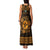 Personalized Pembrokeshire Sir Benfro Family Matching Tank Maxi Dress and Hawaiian Shirt Gold Puffin Celtic-inspired - Wonder Print Shop