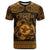 Personalized Pembrokeshire Sir Benfro T Shirt Gold Puffin Celtic-inspired - Wonder Print Shop