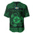 Personalized Pembrokeshire Sir Benfro Baseball Jersey Green Puffin Celtic-inspired - Wonder Print Shop
