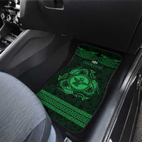 Personalized Pembrokeshire Sir Benfro Car Mats Green Puffin Celtic-inspired - Wonder Print Shop