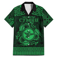 Personalized Pembrokeshire Sir Benfro Family Matching Mermaid Dress and Hawaiian Shirt Green Puffin Celtic-inspired - Wonder Print Shop
