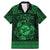 Personalized Pembrokeshire Sir Benfro Family Matching Mermaid Dress and Hawaiian Shirt Green Puffin Celtic-inspired - Wonder Print Shop