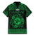 Personalized Pembrokeshire Sir Benfro Family Matching Mermaid Dress and Hawaiian Shirt Green Puffin Celtic-inspired - Wonder Print Shop