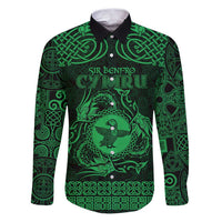 Personalized Pembrokeshire Sir Benfro Family Matching Puletasi and Hawaiian Shirt Green Puffin Celtic-inspired - Wonder Print Shop